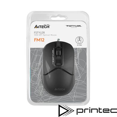 Мышка A4tech FM12 USB Black