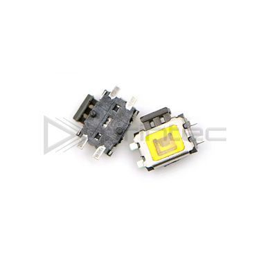Тактовая кнопка 4.7*3.5мм угловая SMD 4 pin контакты с фиксатором