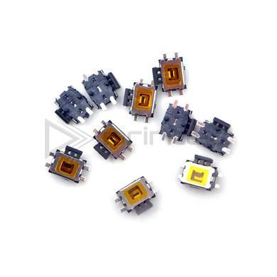 Тактова кнопка 4.7*3.5мм кутова SMD 4 pin контакти з фіксатором