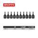 Біта H2 шестигранна коротка L=18мм посилена S2 BROPPE 1/4" HEX