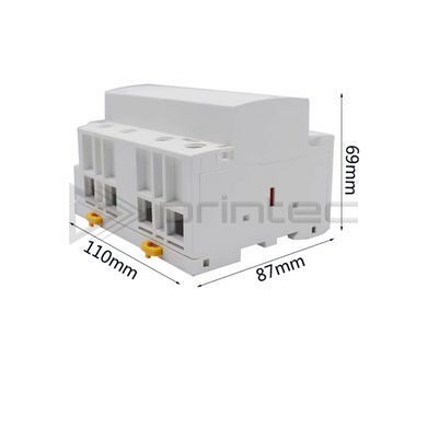 Модульний контактор 100А 4НО EARU EACT-100 3P+N 4NO 220В