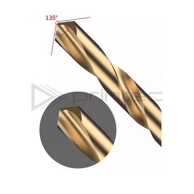 Свердло &Oslash;8.5мм по металу кобальтове BROPPE M35 HSS-Co
