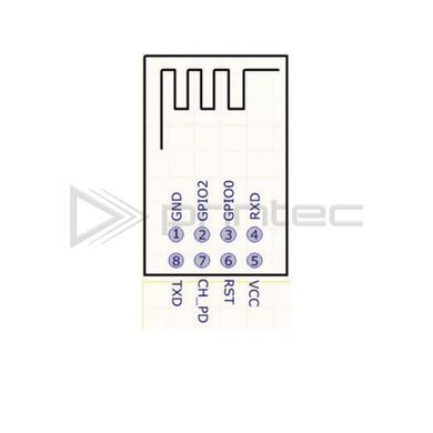 Модуль Wi-Fi ESP-01 на чипі ESP8266, 1 МБ Flash, для Arduino та розумного дому