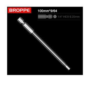 Біта шестигранна дюймова 9/64 BROPPE L=100мм 1/4" HEX