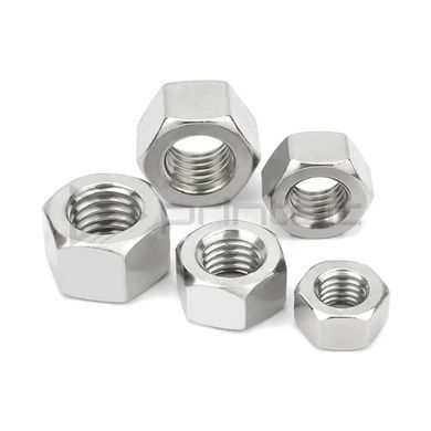 Нержавеющая гайка М3 шестиугольная, стандарт DIN 934, M3 AISI 304 Nut