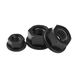 Пластикова фланцева гайка М4 Чорна нейлонова шестикутна з фланцем M4 Black plastic nut with flange