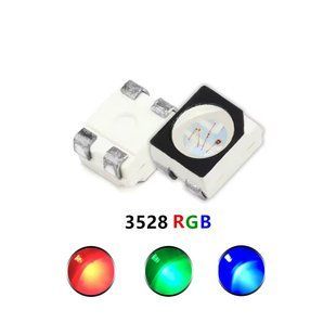Світлодіод RGB 3528 SMD LED, повноколірний, високої яскравості