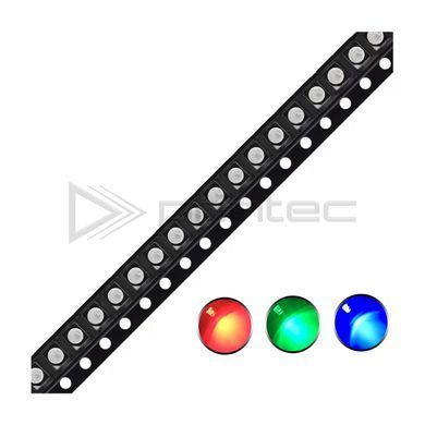 Светодиод RGB 3528 SMD LED, полноцветный, высокой яркости