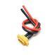 Amass XT60E-M.012 папа разъем с фиксацией и силиконовыми кабелями 12AWG, длина 10 см для монтажа в корпус, XT60E