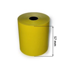 Желтая кассовая термо лента 57mm x 40m Thermal Paper 57x40m-Y фото