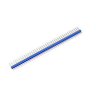Однорядна гребінка контактів PLS 1x40P 2.54mm Синя