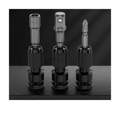 Адаптер для бит 1/4" HEX на гайковерт 1/2" (ударный, Cr-V)
