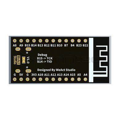 Модуль Bluetooth BLE 5.3 CH582F WeAct, микроконтроллер RISC-V 60MHz, USB Type-C
