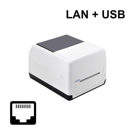 1114-254 プリンター Термотрансферный принтер этикеток Xprinter XP-T451B LAN (Ethernet