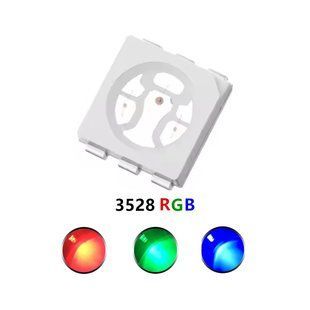 Світлодіод RGB 5050 SMD LED, повноколірний