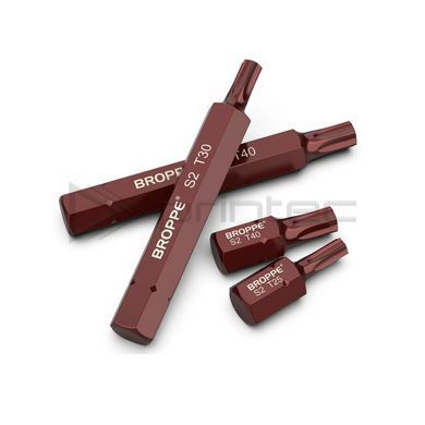 Бита TORX T20, длина L=30мм, шестигранник 10мм BROPPE