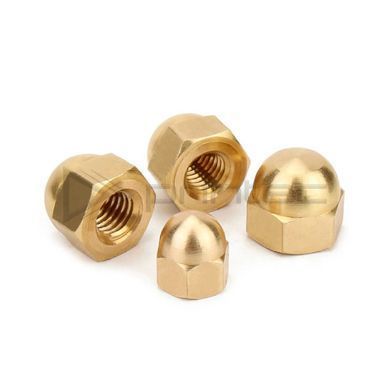 Латунная колпачковая гайка М5 Brass Cap Nut M5 DIN 1587