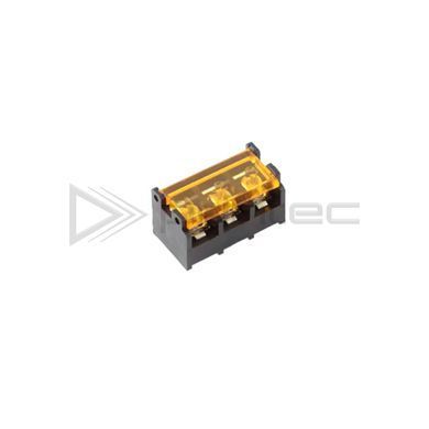 Клеммная колодка HB9500-3P барьерная 9.5мм с откидной крышкой, 30A, 300V, 3 PIN